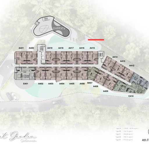 Secret Garden, 1 Bedroom - 40 m²