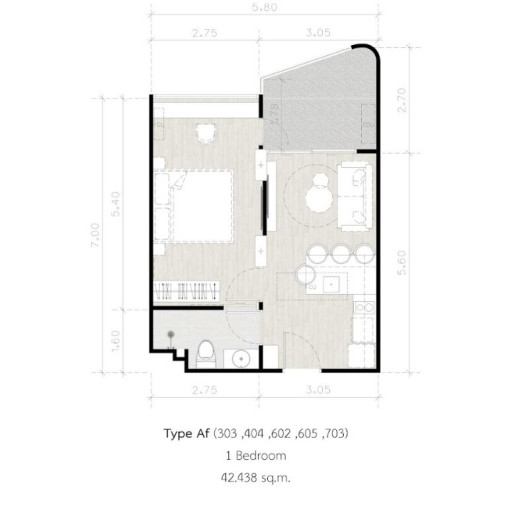 Secret Garden, 1 bedroom apartments - from 35 m² to 56 m²