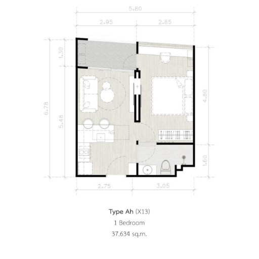 Secret Garden, 1 bedroom apartments - from 35 m² to 56 m²